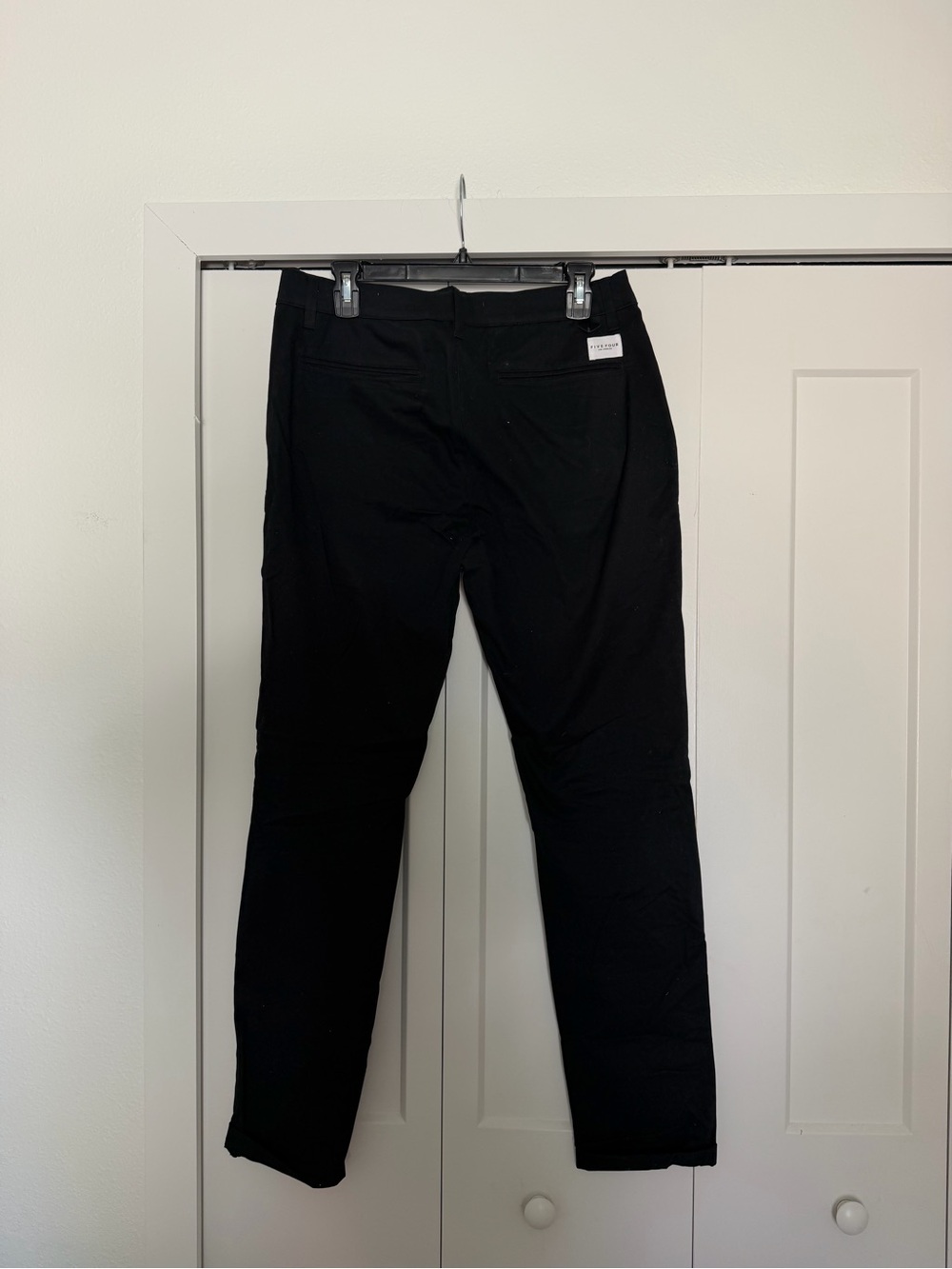 Five Four Black Straight-Leg Trousers